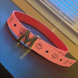 Pink MCM Belt